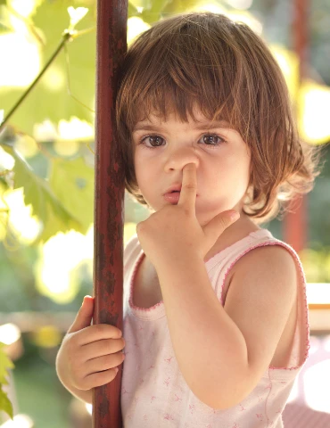 Σκαλίζει τη μύτη του