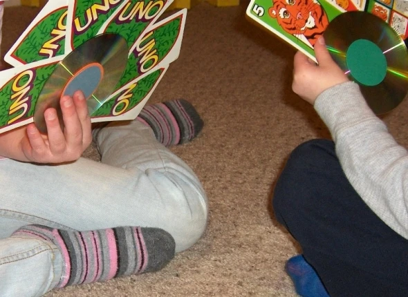 kids CD card game holder