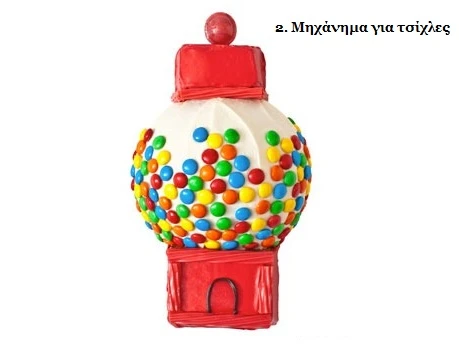 2. Μηχάνημα για τσίχλες